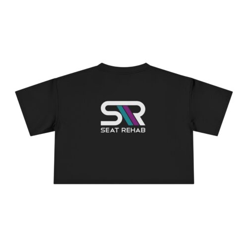 Women's Crop Tee - Back "Seat Rehab" Logo
